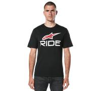Alpinestars Ride 4.0 Motorcycle Casual CSF T-Shirt - Black / White / Red