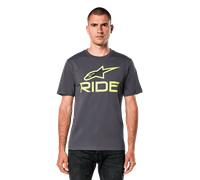 Alpinestars Ride 4.0 CSF Tee Charcoal Lime Black