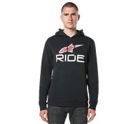 §Alpinestars Ride 4.0 Hoodie Black-White-Red§