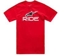 Alpinestars Ride 4.0 T-Shirt, red, size 2XL for Men