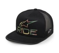 Alpinestars Ride 4.0 Trucker Hat Unisex Casual Baseball Snap Back Black Red Camo