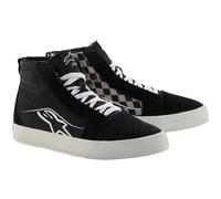 Alpinestars Ride-63 Canvas Motorcycle Riding Shoe Boots - Black / Grey / Chess
