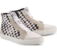 Alpinestars Ride-63 Canvas Motorcycle Shoes, beige/black/white, size 12