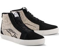 Alpinestars Ride-63 Canvas Motorcycle Shoes, black/grey/white, size 9