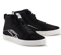 Alpinestars Ride-63 Canvas Motorcycle Shoes, black/white, size 12