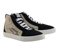 Alpinestars Ride-63 Leather Motorcycle Riding Shoe Boots - Black / Grey / White