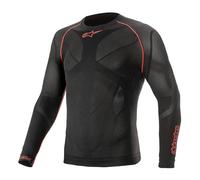 Alpinestars Ride Tech V2 Long Sleeves Summer Base Layer Top Black / Red