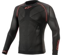 Alpinestars Ride Tech V2 Summer Long Sleeve Underwear Top Black Red