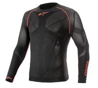 Alpinestars Ride Tech V2 Longsleeve Functional Shirt, black/red, size M/L