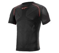 Alpinestars Tech Short Sleeve Undershirt Black Red - XS-S