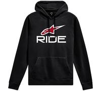 Alpinestars Ride V3 Motorcycle Motorbike Casual Hoodie - Black / White / Red