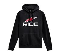 Alpinestars Ride v3 Pull Over Motorcycle Hoodie Casual Motorbike Black Red