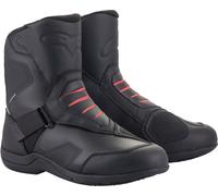 Alpinestars Ridge V2 Waterproof Motorcycle Boots, black-red, size 46 for Men