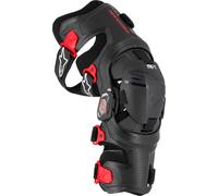 Alpinestars RK-7 Plasma Knee Braces, black-red, size XL for Men