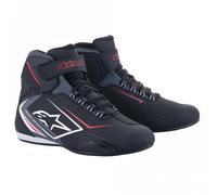 Alpinestars Sektor Waterproof Motorbike Motorcycle Riding Shoes Black White Grey
