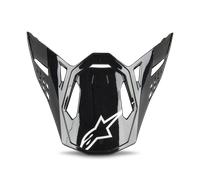 Alpinestars S-M10/S-M8 Solid Helmet Peak Glossy Black Glossy Black