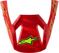 Alpinestars S-M3 Falcon Helmet Peak, red, One size