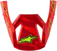 Alpinestars S-M3 Falcon Youth Helmet Peak, red, One size