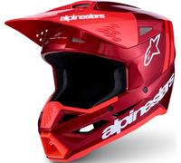 Alpinestars S-M3 Radium Motocross Helmet, red/white, size XL (61/62)