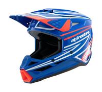 Alpinestars S-M3 Wurx Youth Moto Motocross Off-Road MX Helmet Blue / Red / White