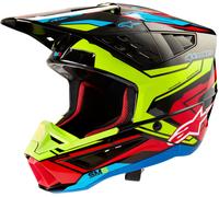 ALPINESTARS ALPINESTARS - Helmet S-M5 Action 2 Black / Yellow Fluo / Bright Red Glossy XS