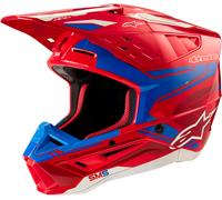 Alpinestars S-M5 Action 2 2024 Motocross Helmet, red-blue, size XS