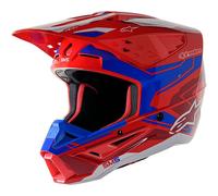 Alpinestars SM5 Action 2 MX Helmet Red/BlueM Red,Blue