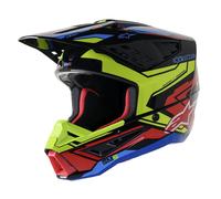 Alpinestars S-M5 Action 2 2024 Motocross Helmet, black/yellow/red, size L (59/60)