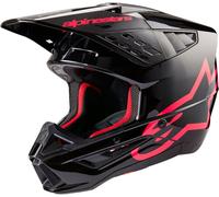 Alpinestars S-M5 Corp 2024 Motocross Helmet, black-pink, size XL for Men