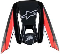 Alpinestars S-M5 Helmet Peak, black/red, One size