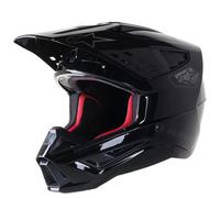 Alpinestars S-M5 Motorcycle Helmet Scout Black Silver Glossy