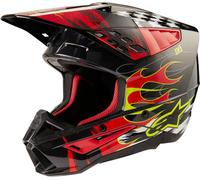Alpinestars S-M5 Rash Motocross Helmet, grey-silver, size XS for Men