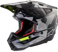 Alpinestars S-M5 Rover 2 2024 Motocross Helmet, black-grey-yellow, size M for Men