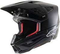 Alpinestars S-M5 Solid 2024 Motocross Helmet, black, size XS for Men