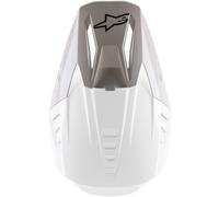 Alpinestars S-M5 Solid Helmet Peak, white, One size