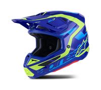 Alpinestars S-M7 Deed MX Helmet Blue/YellowXL Blue,Yellow