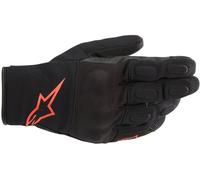 Alpinestars S Max Drystar Waterproof Motorcycle Gloves, black-red, size S for Men