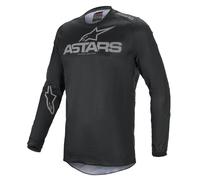 Alpinestars Fluid Graphite Motocross Jersey, black-grey, size M