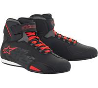 Alpinestars Sektor 2024 Motorcycle Shoes, black-red, size 47 48 for Men