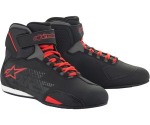 Alpinestars Sektor 2024 Motorcycle Shoes, black-red, size 47 for Men
