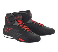 Alpinestars Sektor 2024 Motorcycle Shoes, black-red, size 44 for Men