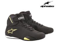 Alpinestars Sektor Motorcycle Shoes, black-yellow, size 46 for Men