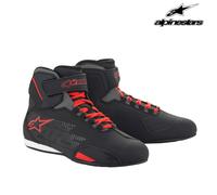 Alpinestars Sektor 2024 Motorcycle Shoes, black-red, size 42 for Men