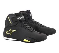 Alpinestars Sektor Motorcycle Motorbike Shoes - Black/Flo Yellow
