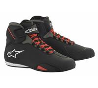 Alpinestars Sektor Motorcycle Motorbike Shoes - Black/Red (13)