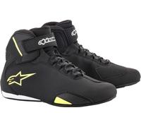 Alpinestars Sektor Motorcycle Shoes, black/neon yellow, size 44