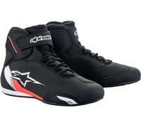 Alpinestars Sektor Motorcycle Shoes, black/white/red, size 44