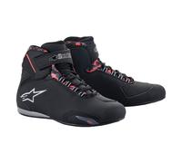 Alpinestars Sektor Waterproof Motorcycle Shoes, black-grey-red, size 40