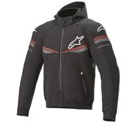 Alpinestars Sektor v2 Tech Hoodie - Black Bright Red with Nucleon Flex Plus Armo