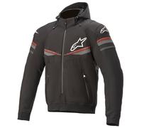 Alpinestars Sektor V2 Motorcycle Hoodie, black-red, size XL